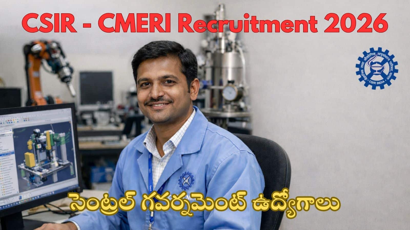 CSIR - CMERI Recruitment 2026 In Telugu