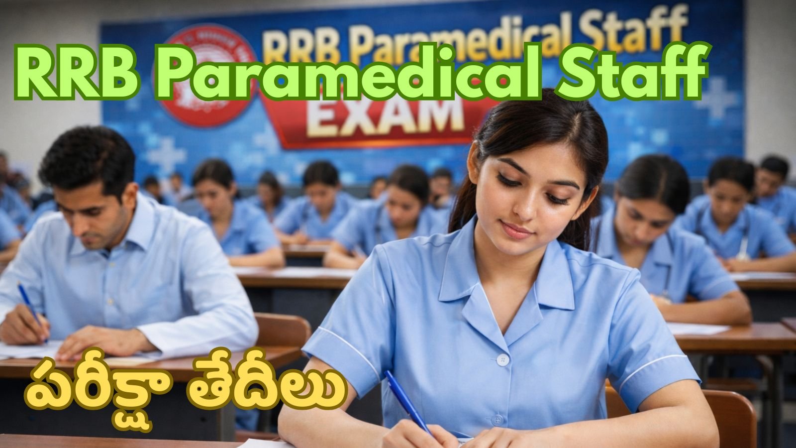 RRB Paramedical Staff Exam Dates 2026