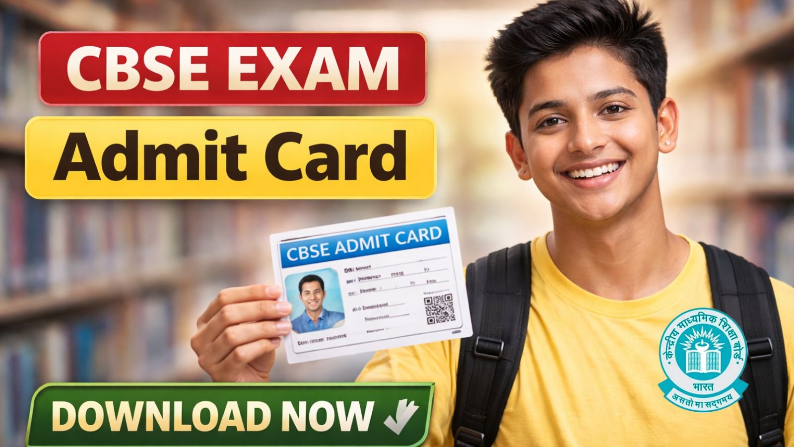 10, 12 Class CBSE Admit Card 2026