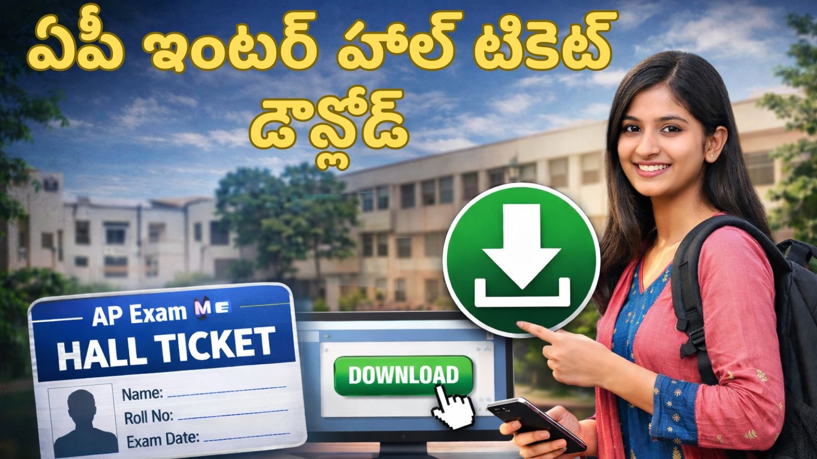 AP Inter Hall Ticket Download 2026