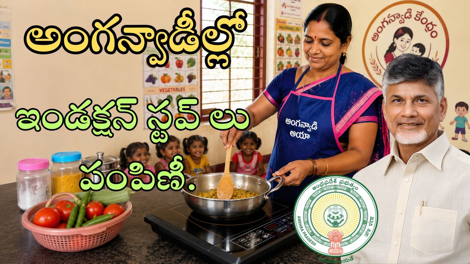 AP Anganwadi induction stove