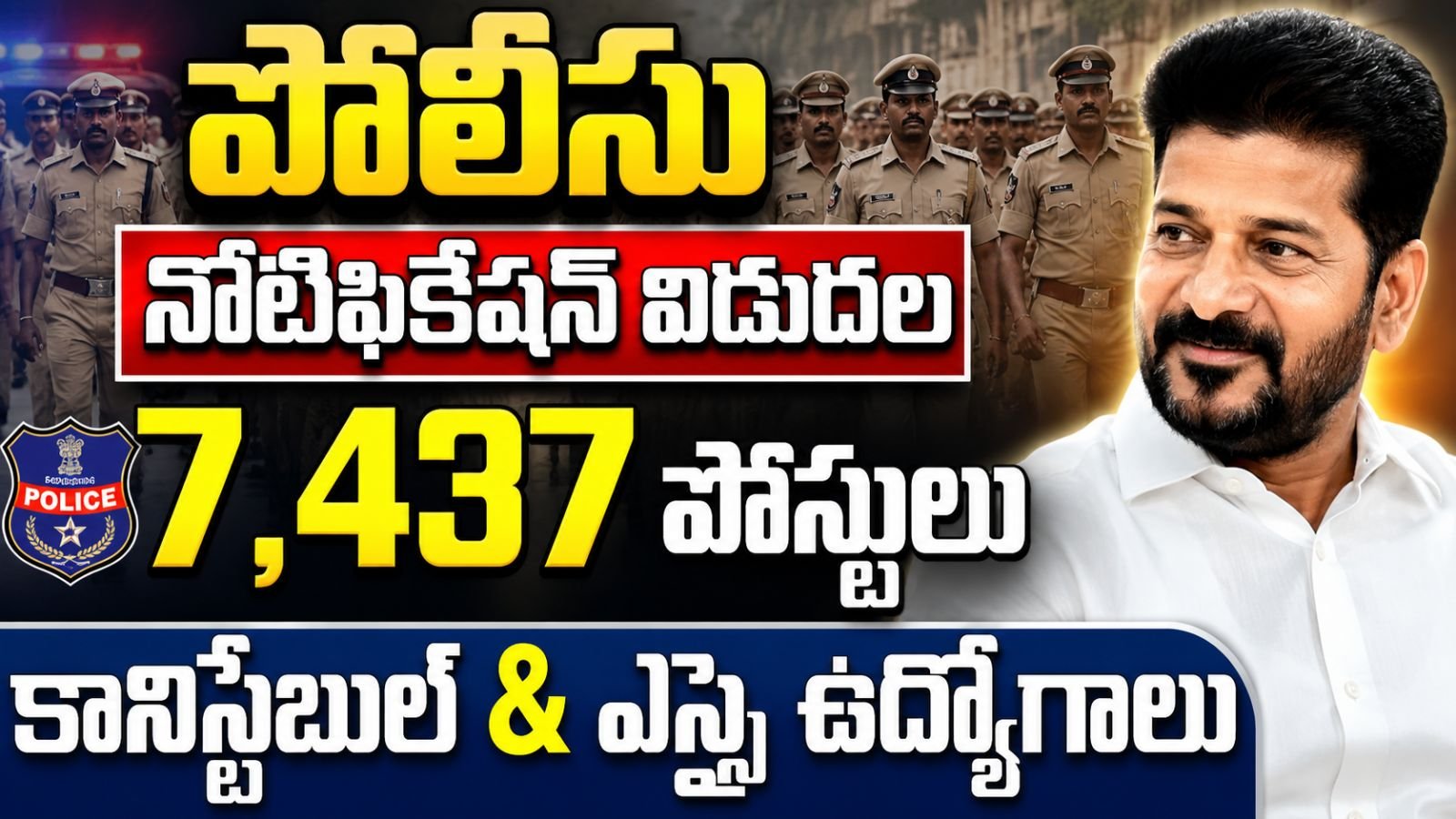 Telangana Police Notification 2026