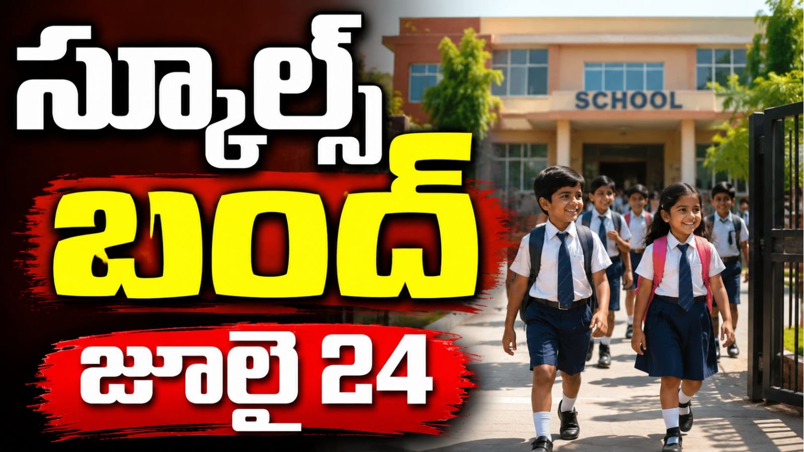 AP Schools Bandh July 24, 2026